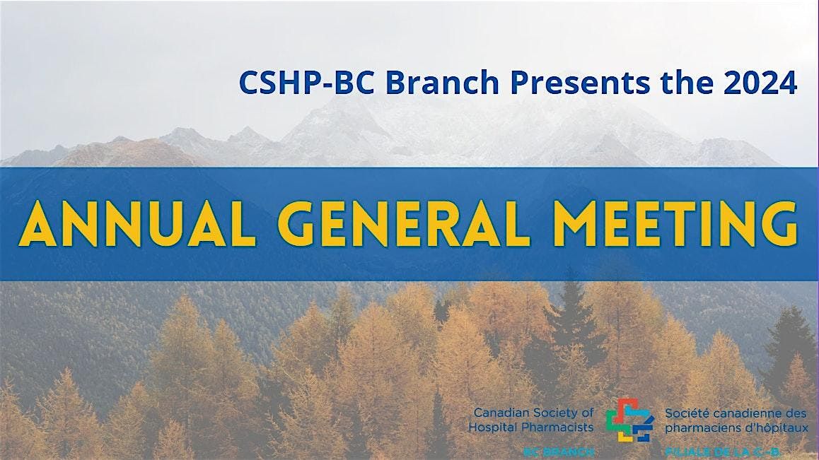 CSHP-BC Branch Annual General Meeting 2024