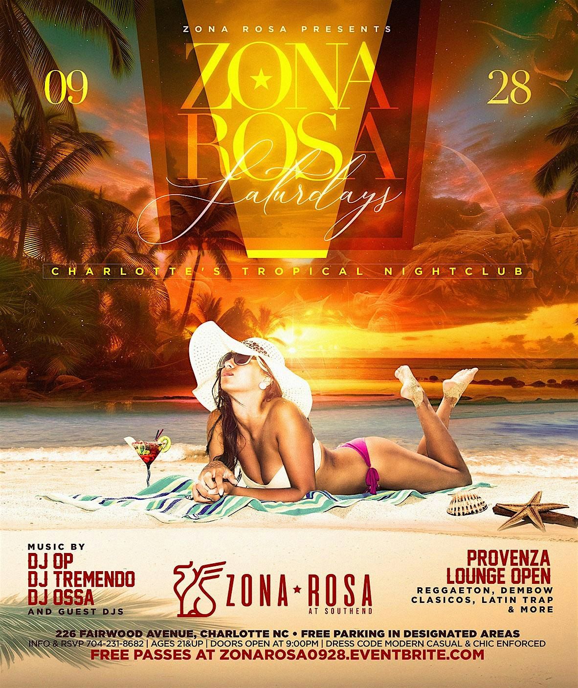 ZONA ROSA SATURDAYS - Tropical Nights