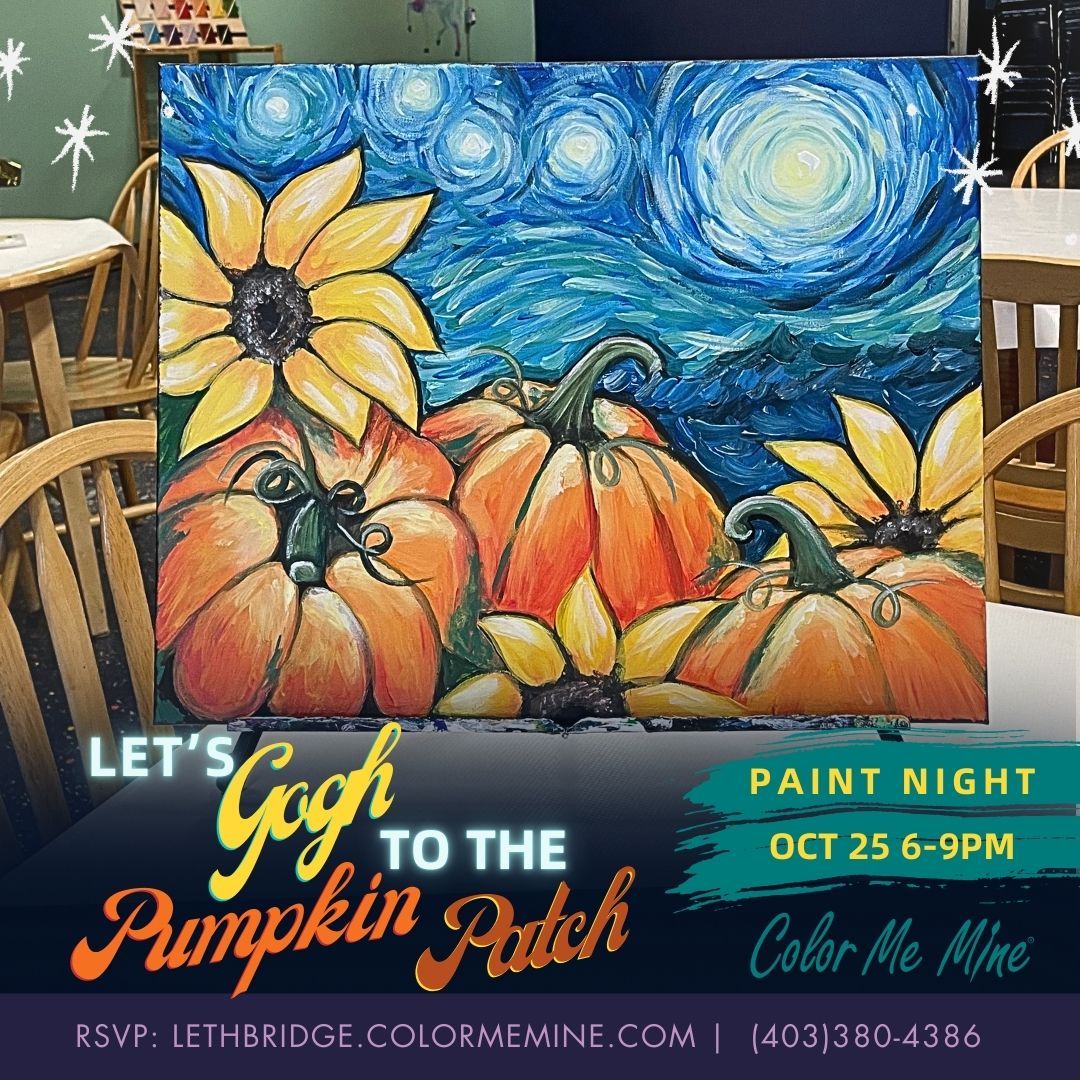 SOLD OUT Paint Night "Let's Gogh to the Pumpkin Patch"