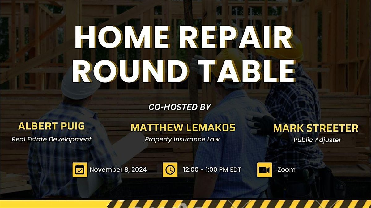 Home Repair Roundtable