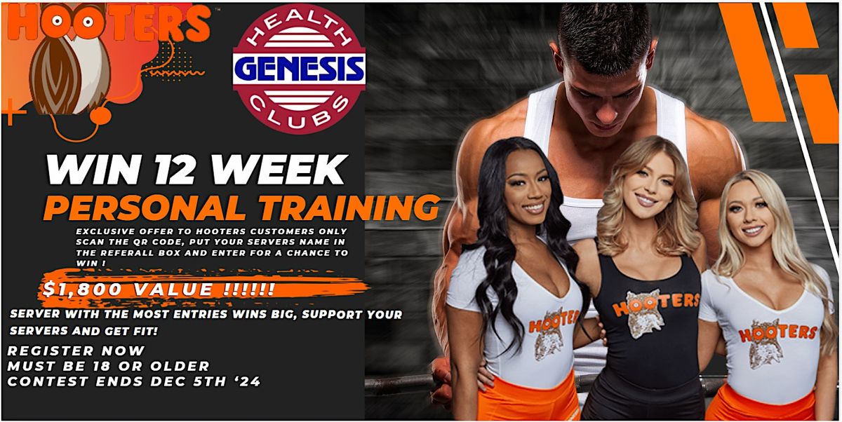 Win 12 Weeks Personal Training from Hooters