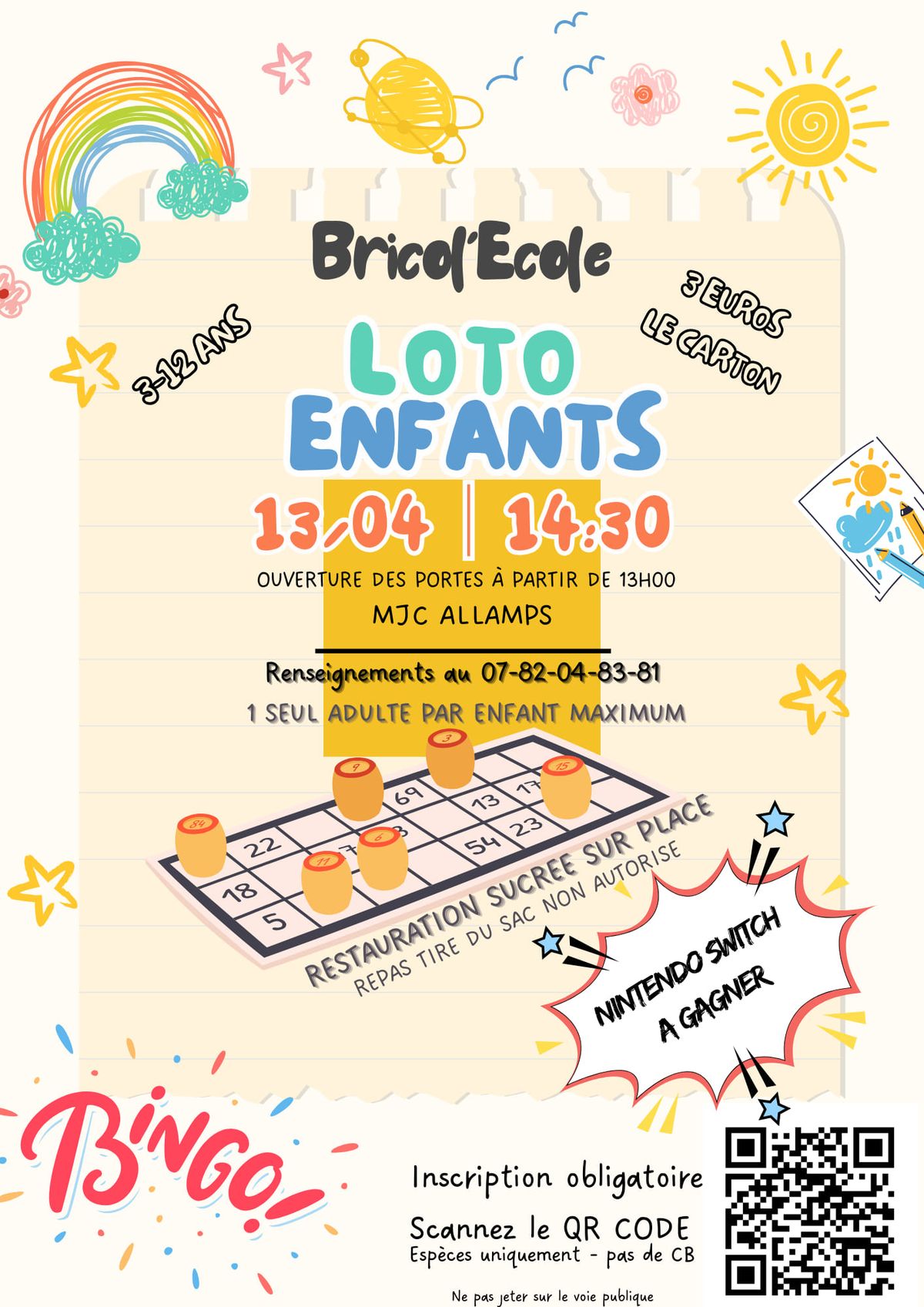 Loto Bricol'Ecole 