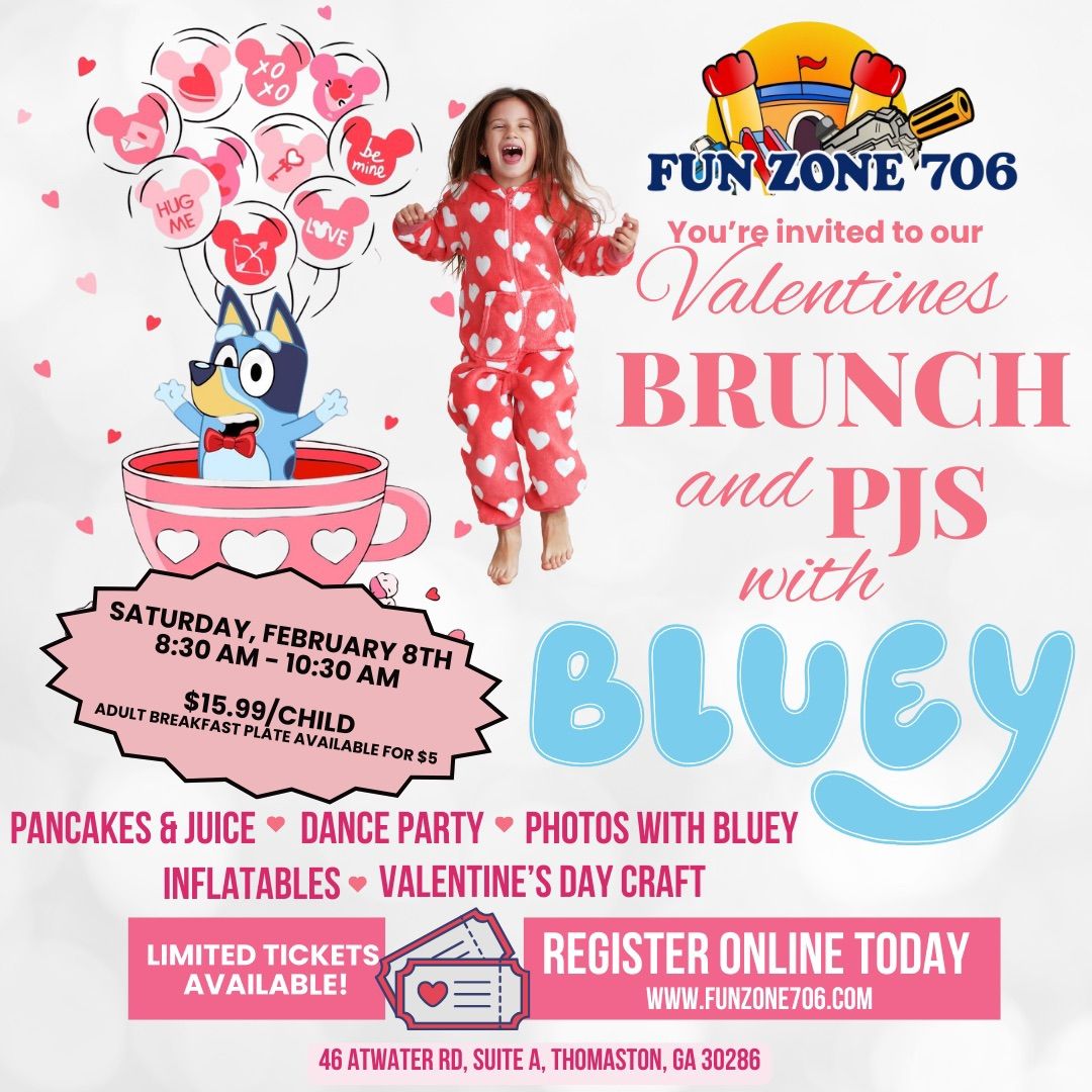 Valentine\u2019s Brunch and PJs with Bluey