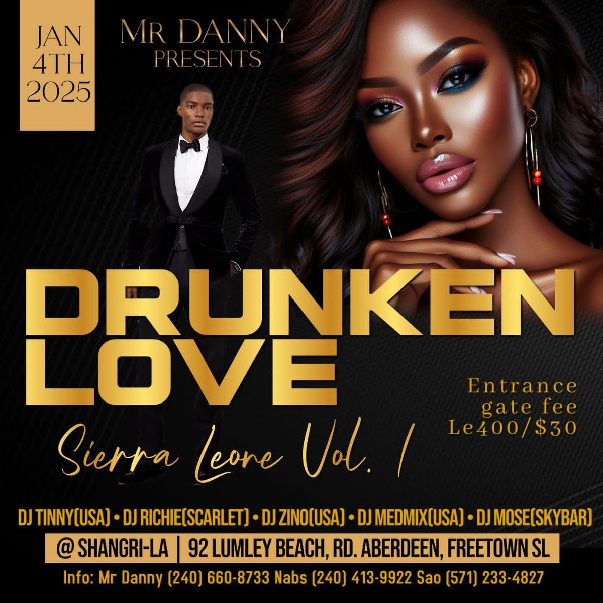 DRUNKEN LOVE SIERRA LEONE vol.1 edition