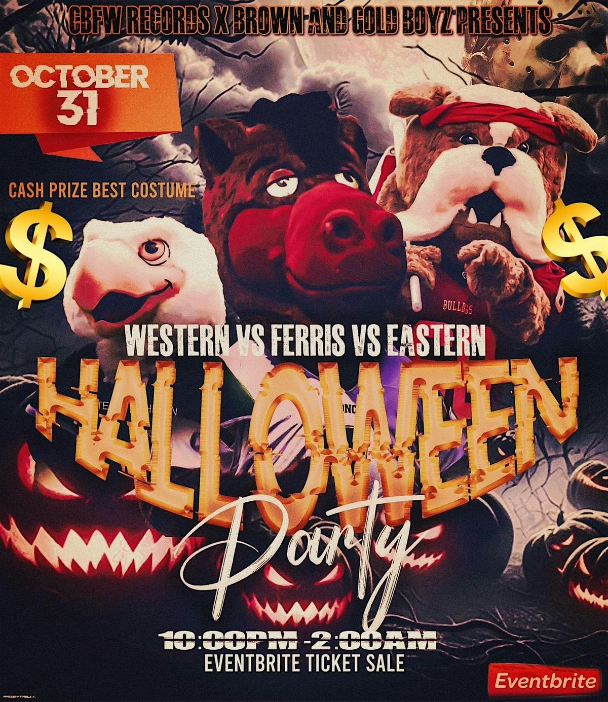 Western Vs Ferris Vs Eastern   Halloween Party