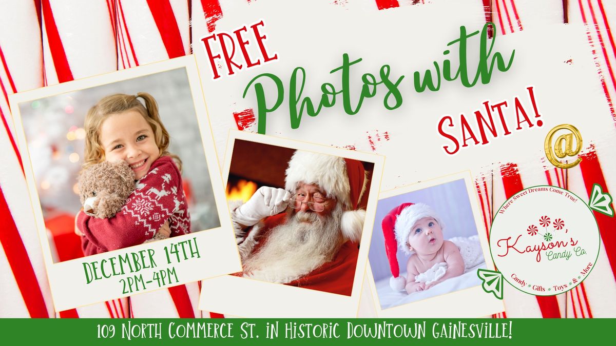 Photos with Santa! 