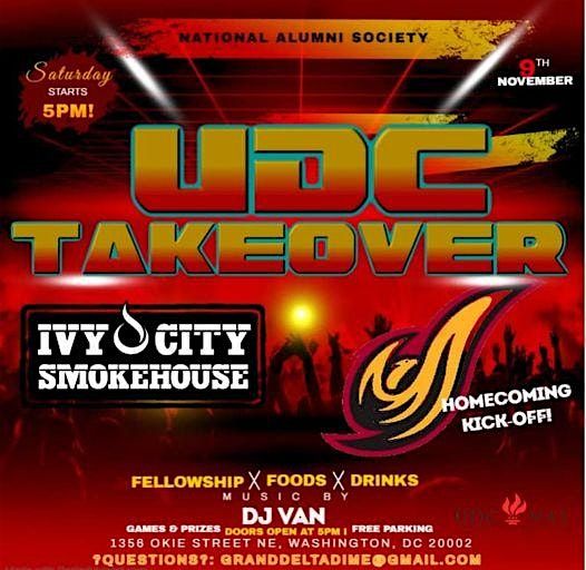 UDCNAS - HOMECOMING KICKOFF - THE UDC TAKEOVER