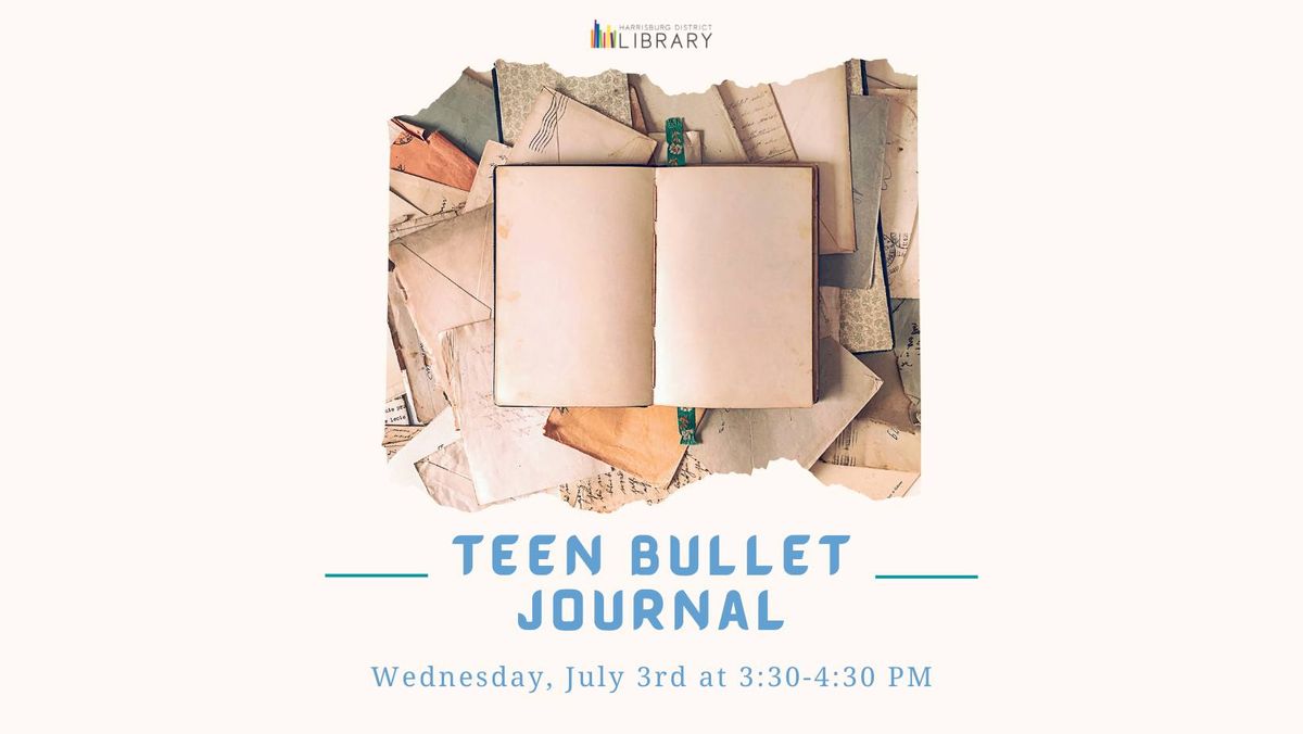 Teen Bullet Journal