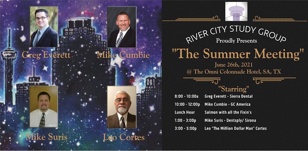River City Study Group -Summer Meeting 2021