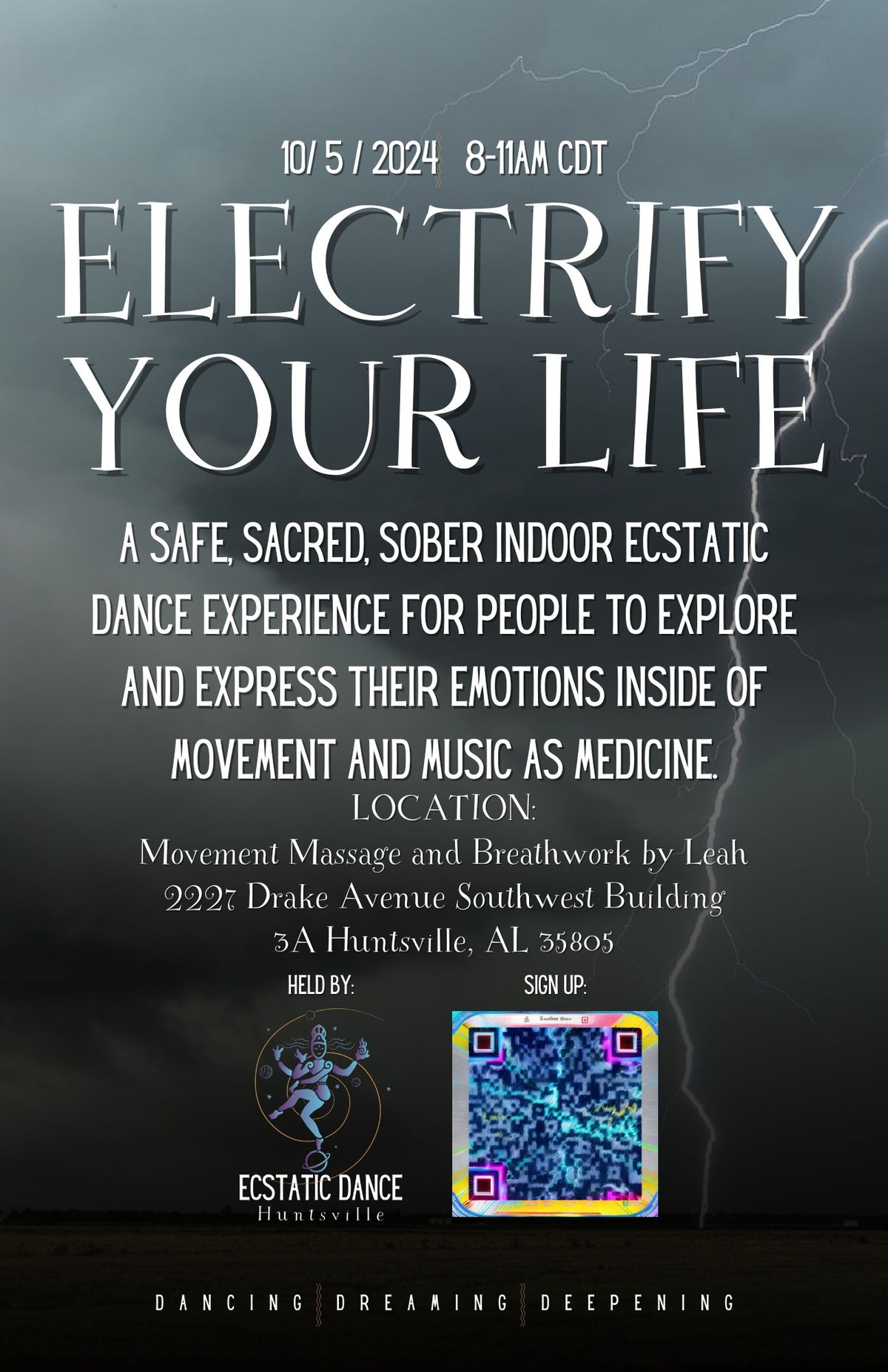 ELECTRIFY YOUR LIFE ECSTATIC DANCE