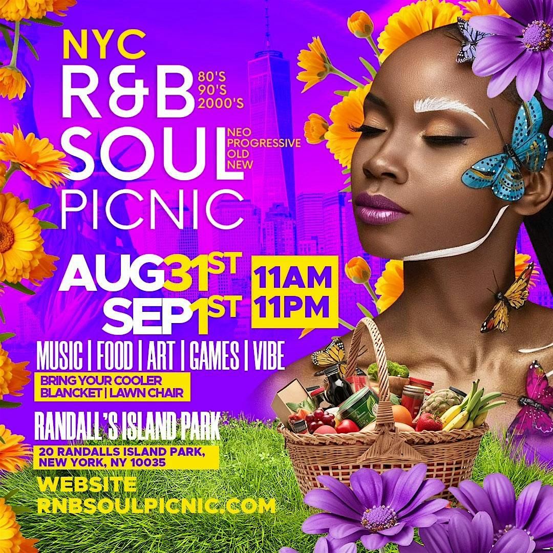 NYC RnB and Soul Picnic: Sat Aug 31 - Sun Sept 1st : Randall's Island Park