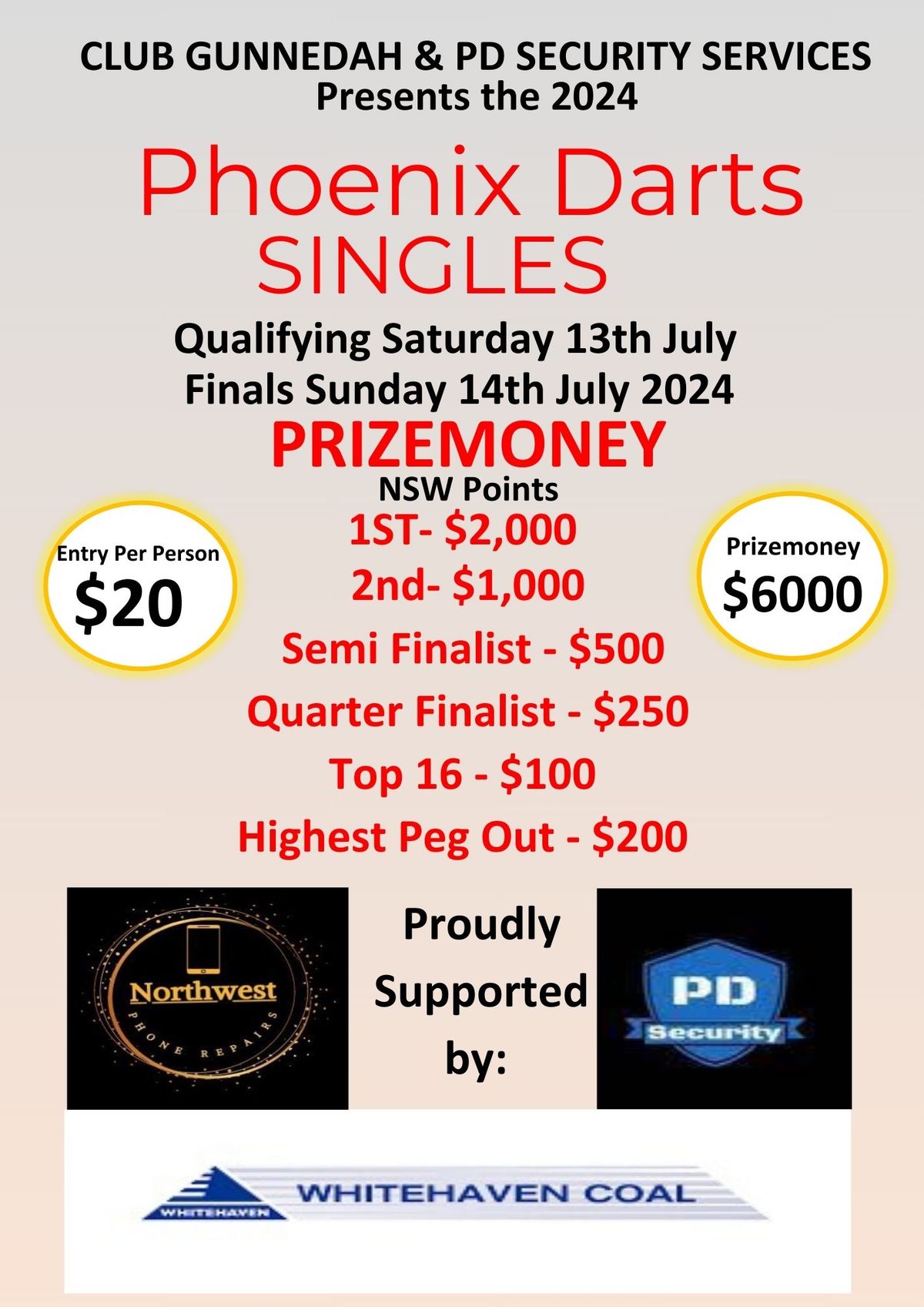 Phoenix Darts  Singles Championship