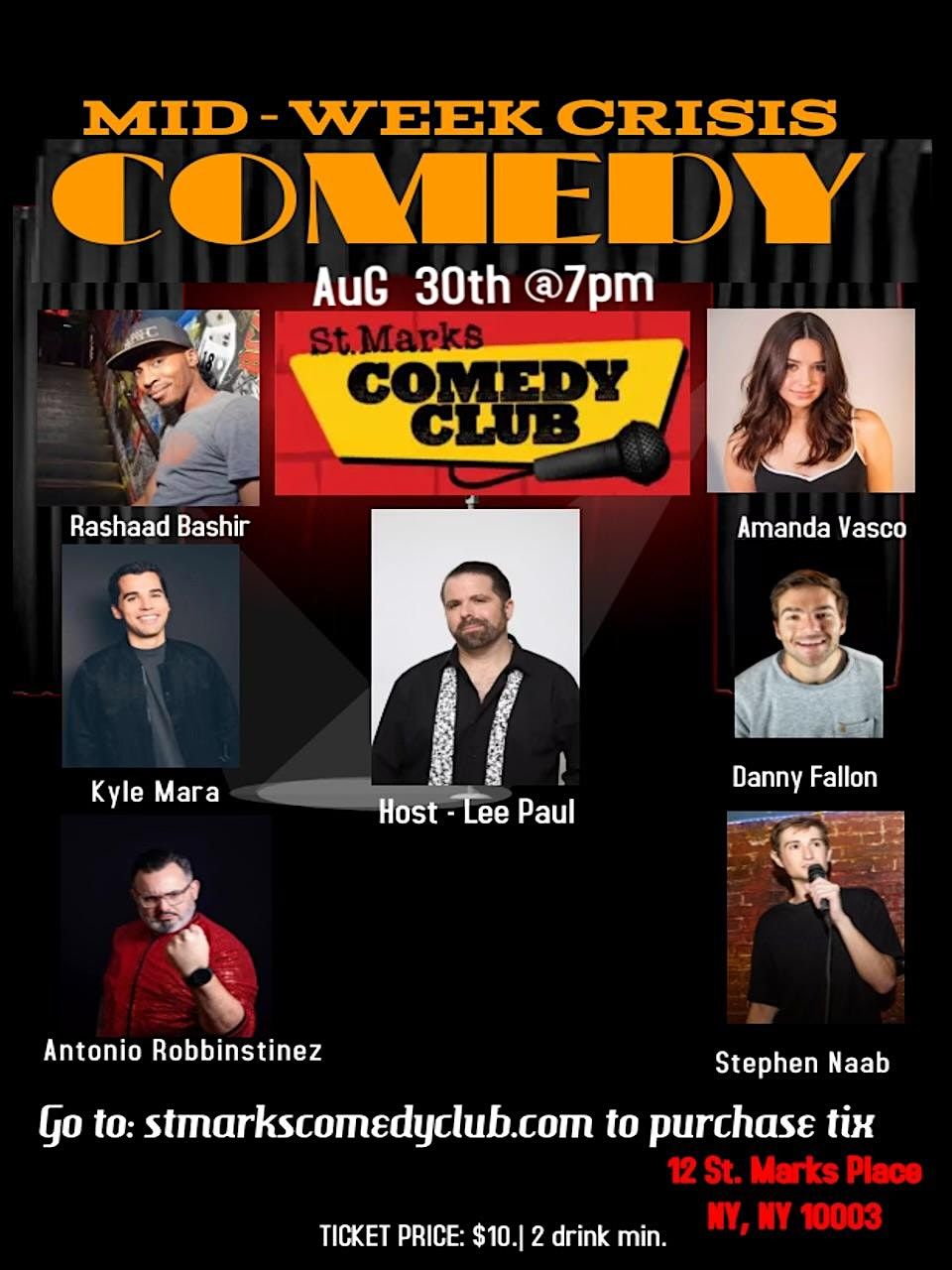 St. Marks Comedy Club. - NYC Best Comedy Club Show Tickets