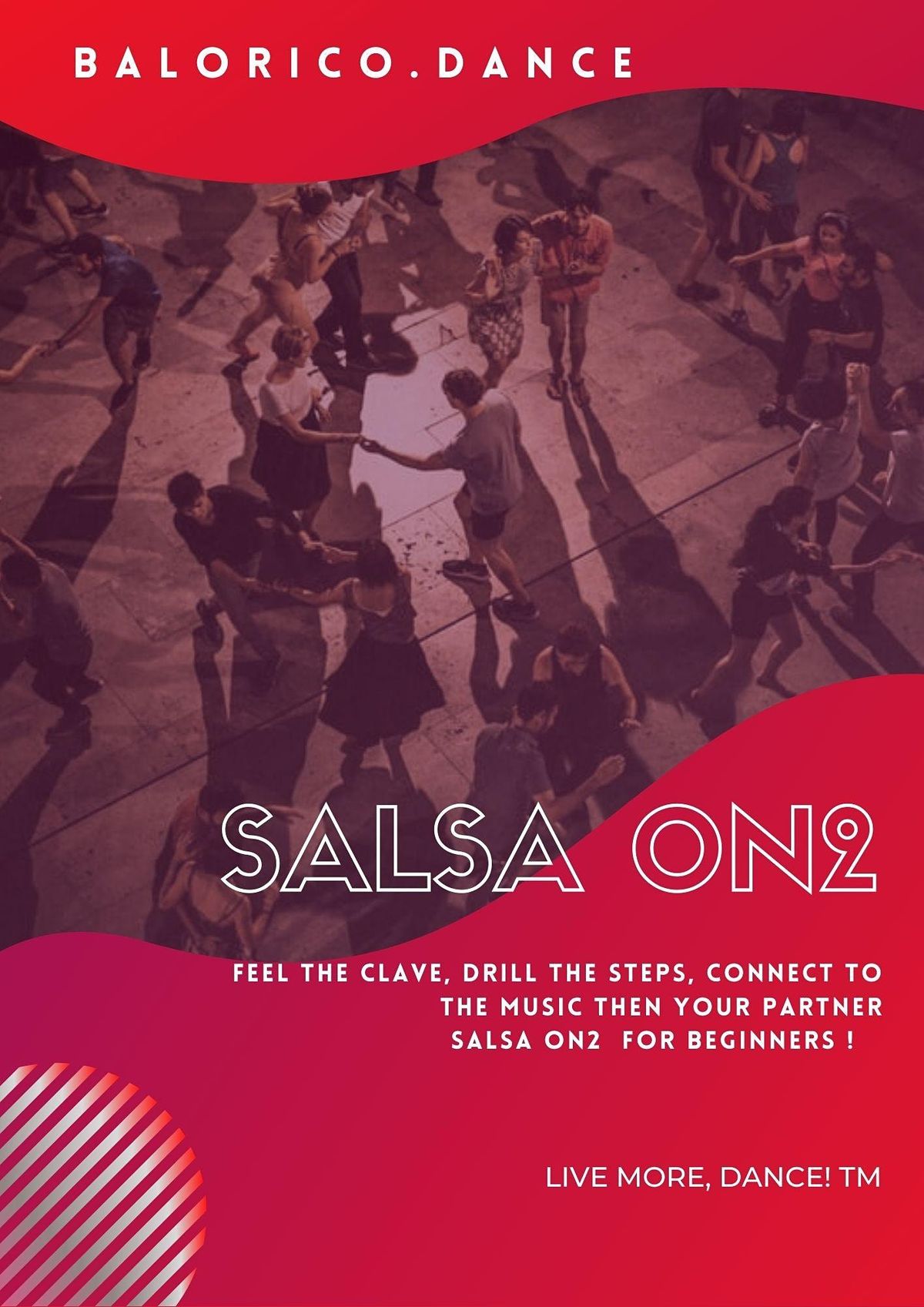 Beginner Salsa on2 Mondays 7pm AUGUST