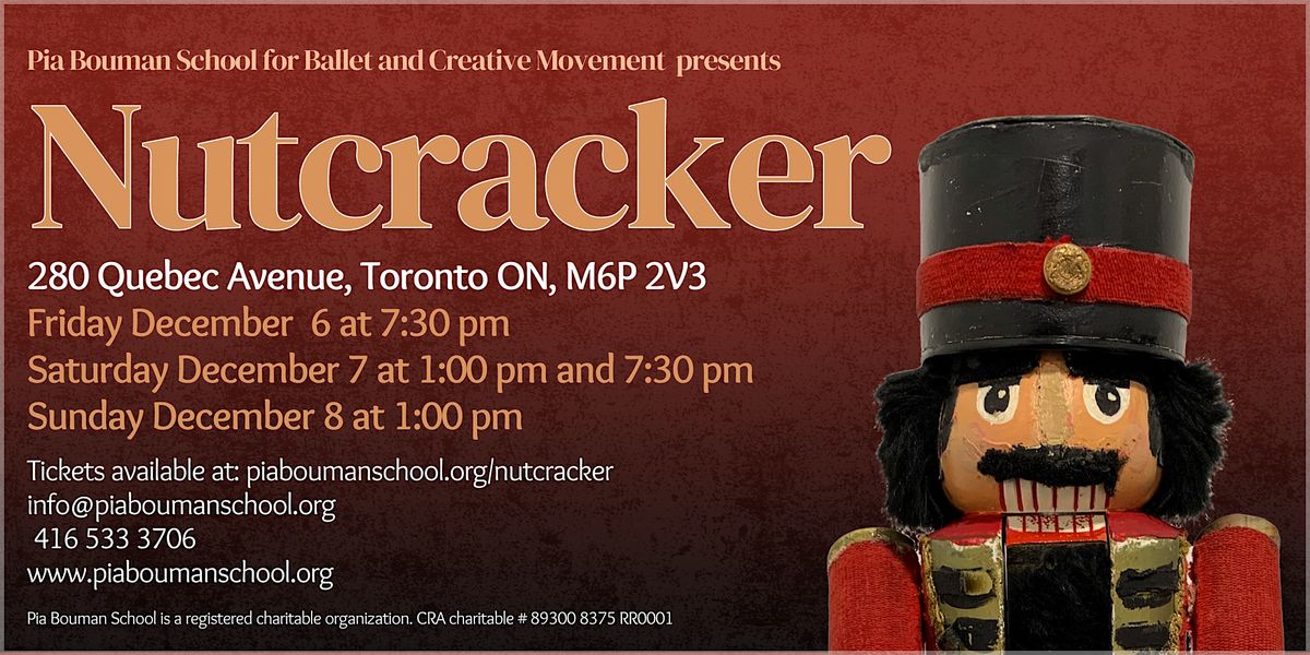 Nutcracker 2024: Sat, Dec 7 Matinee