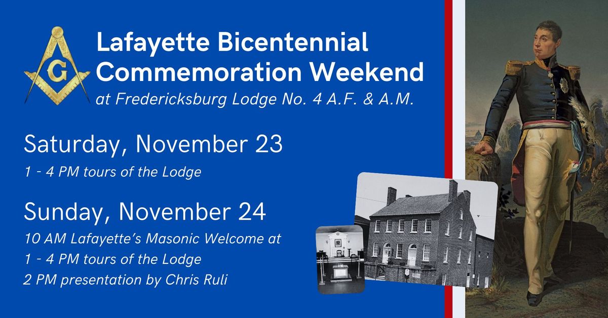 Brother Lafayette Bicentennial Commemoration Weekend