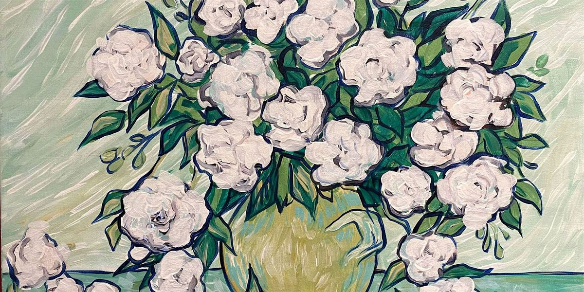 Roses ala Van Gogh - Paint and Sip by Classpop!\u2122