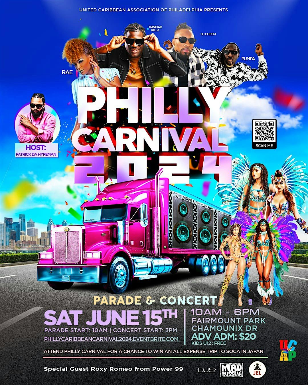 PHILLY CARNIVAL PARADE  FESTIVAL AND CONCERT