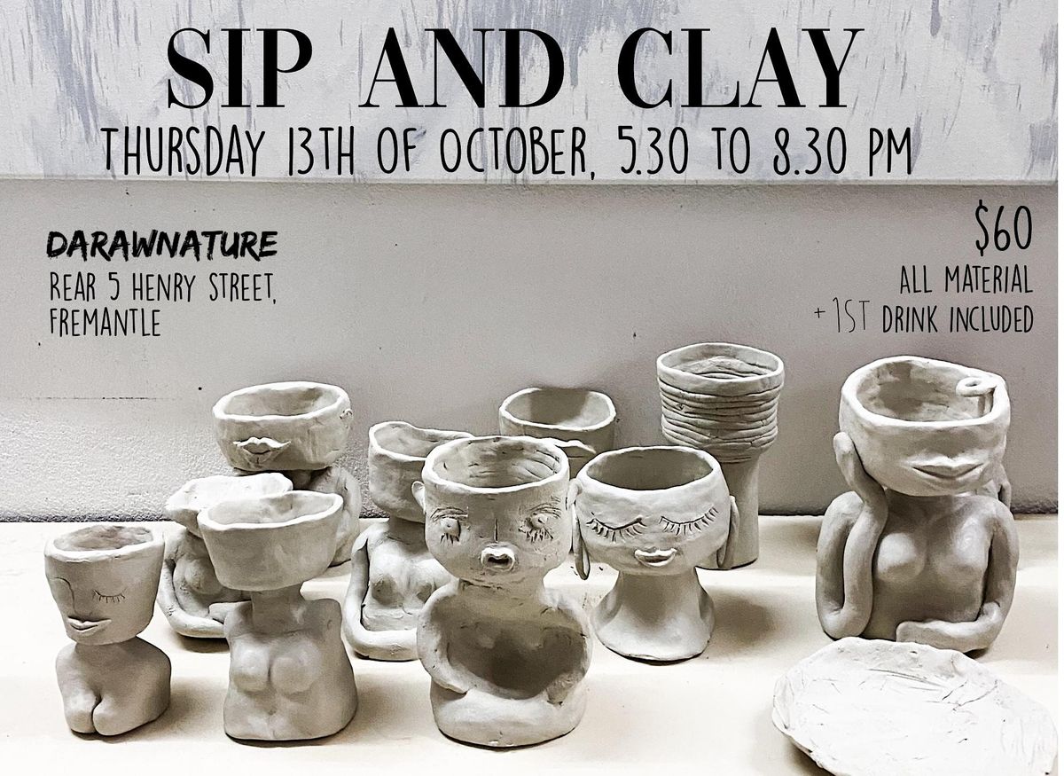 Sip and Clay, DaRawNature Studio Gallery, Fremantle, 13 October 2022
