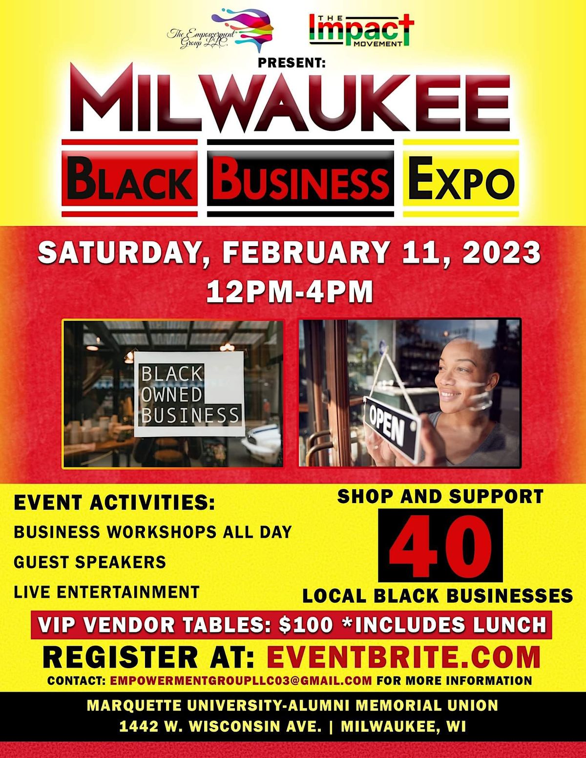 Milwaukee Black Business Expo 2023 Alumni Memorial Union Milwaukee milwaukee-black-business-expo-2023-alumni-memorial-union-milwaukee