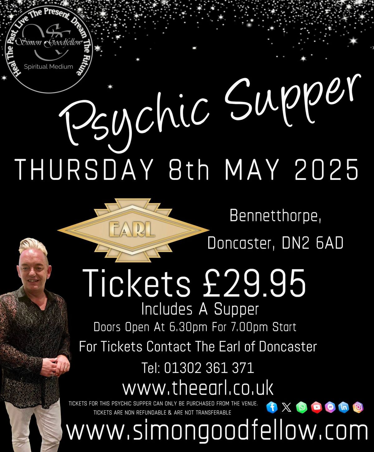 Psychic Supper at Earl of Doncaster 