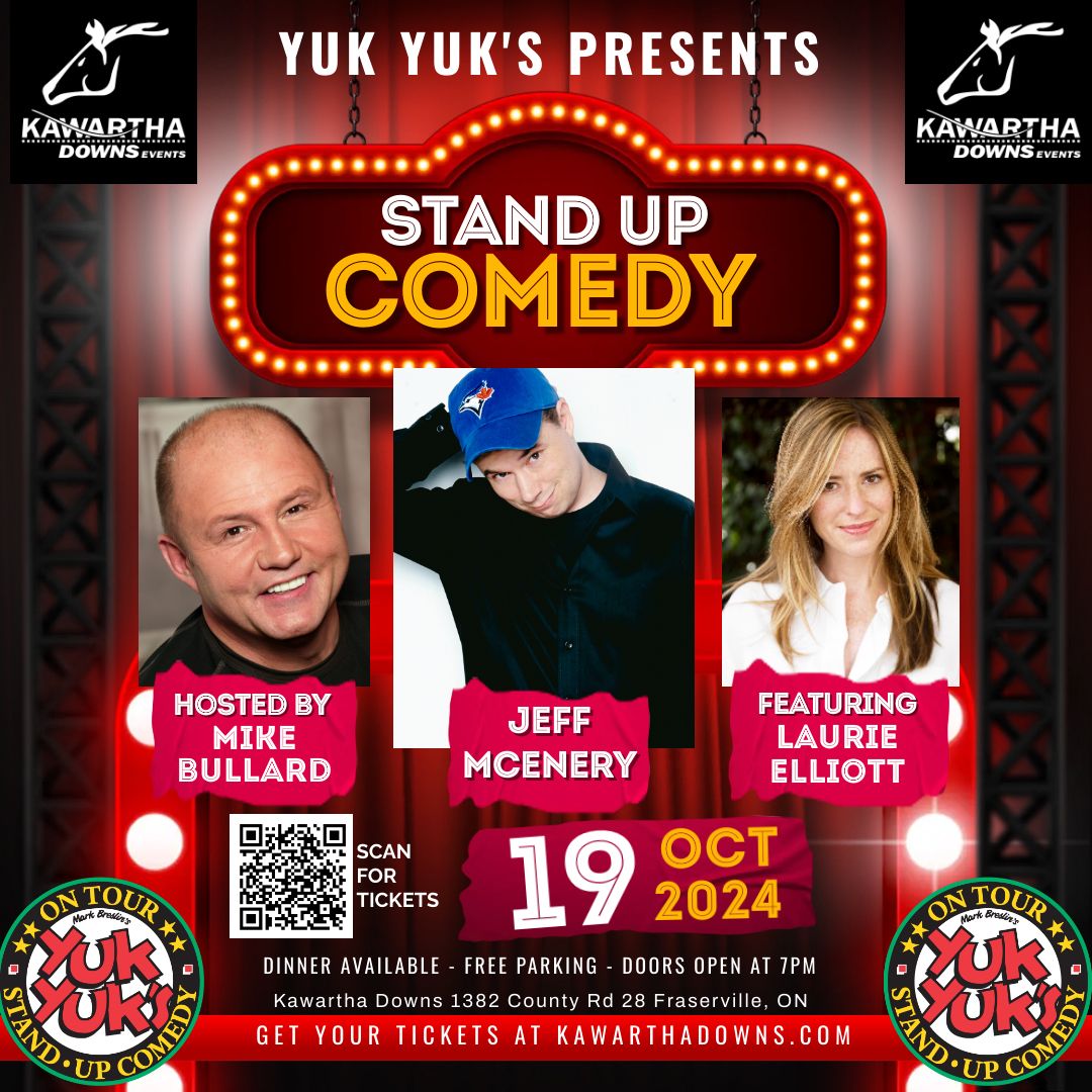 Yuk Yuk's Live Stand up Comedy at Kawartha Downs 