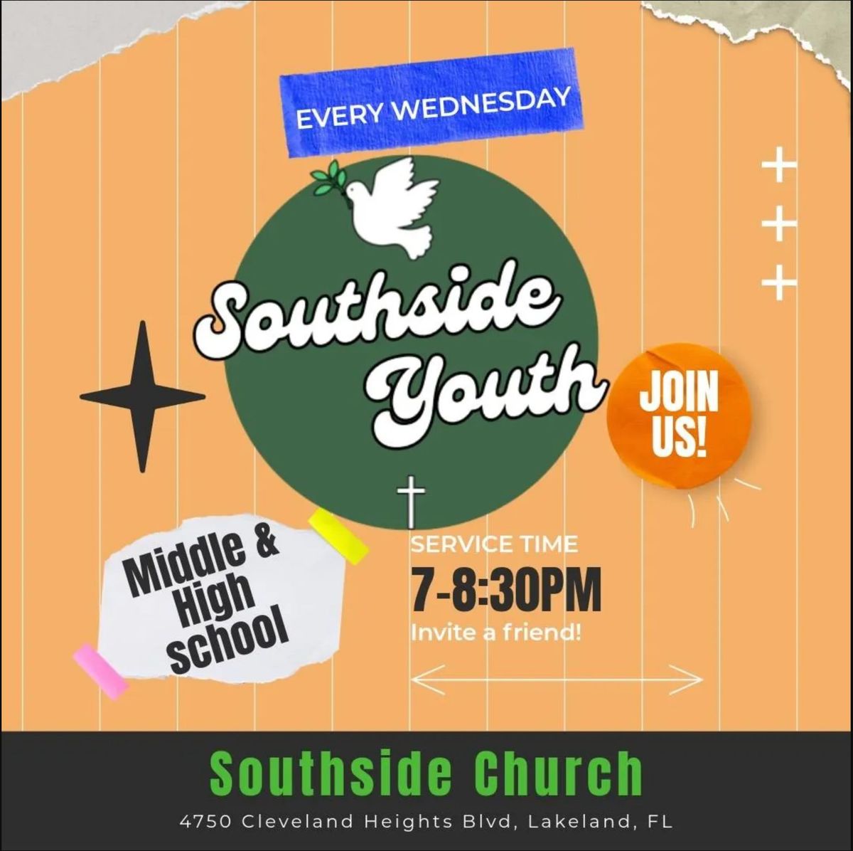 Southside Youth Weekly Wednesday Service