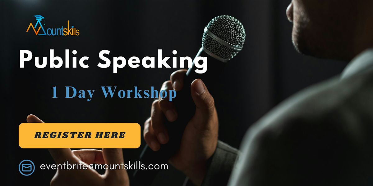 Public Speaking 1 Day Workshop in Jackson, MS on September 30th, 2024