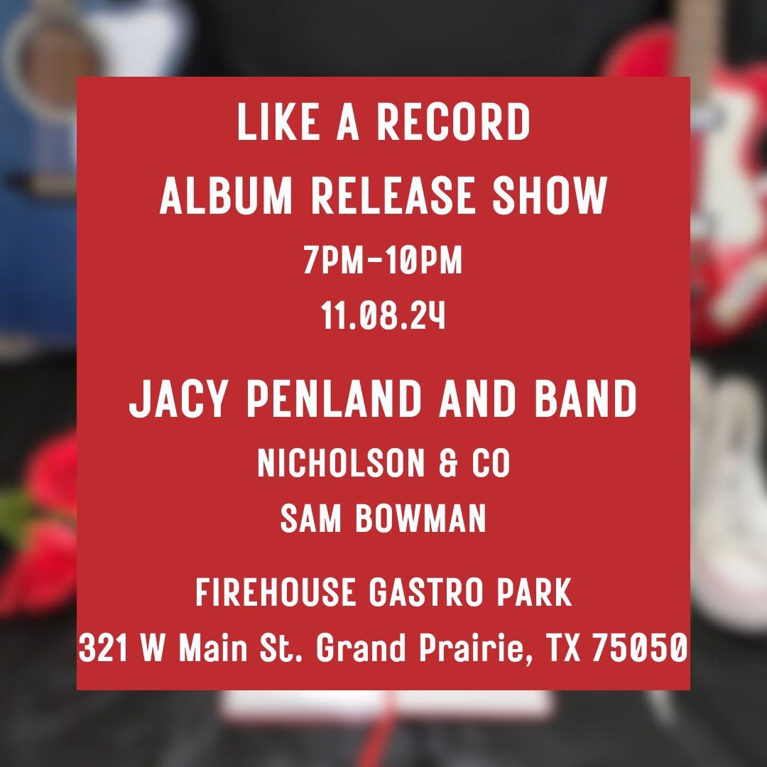 Album Release Show: LIKE A RECORD