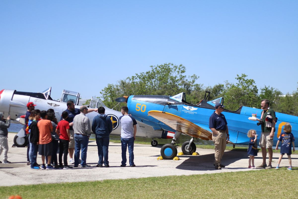 Ride the AT-6 , PT-19, and BT-13 in Lake Jackson, TX