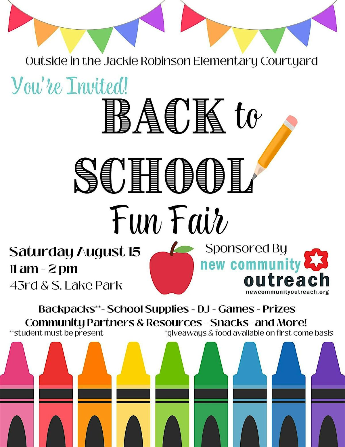 NCO Annual Back to School Fun Fair
