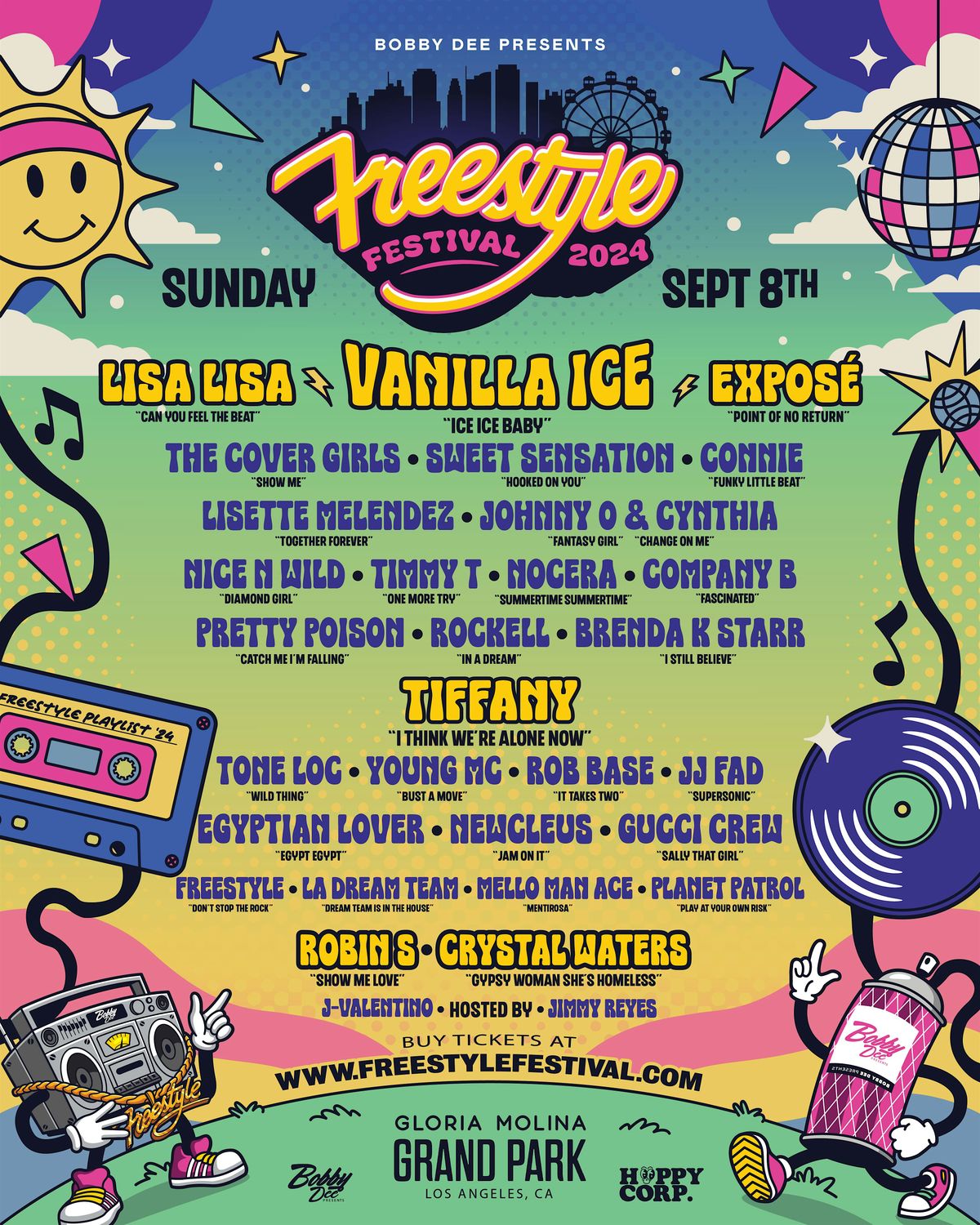 Freestyle Festival 2024 - Lisa Lisa, Expose, Vanilla Ice, Cover Girls +more
