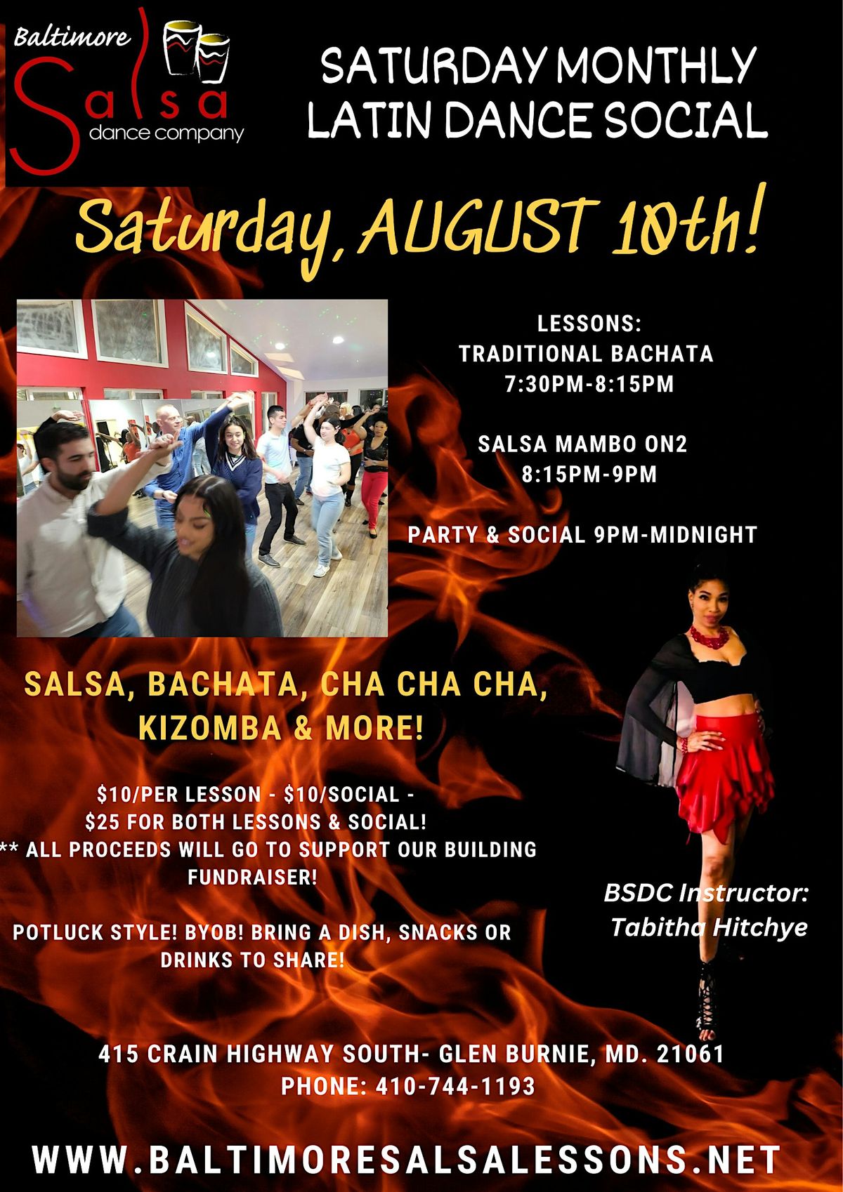 BSDC\u2019s 1st Saturday Latin Dance Social with Lessons