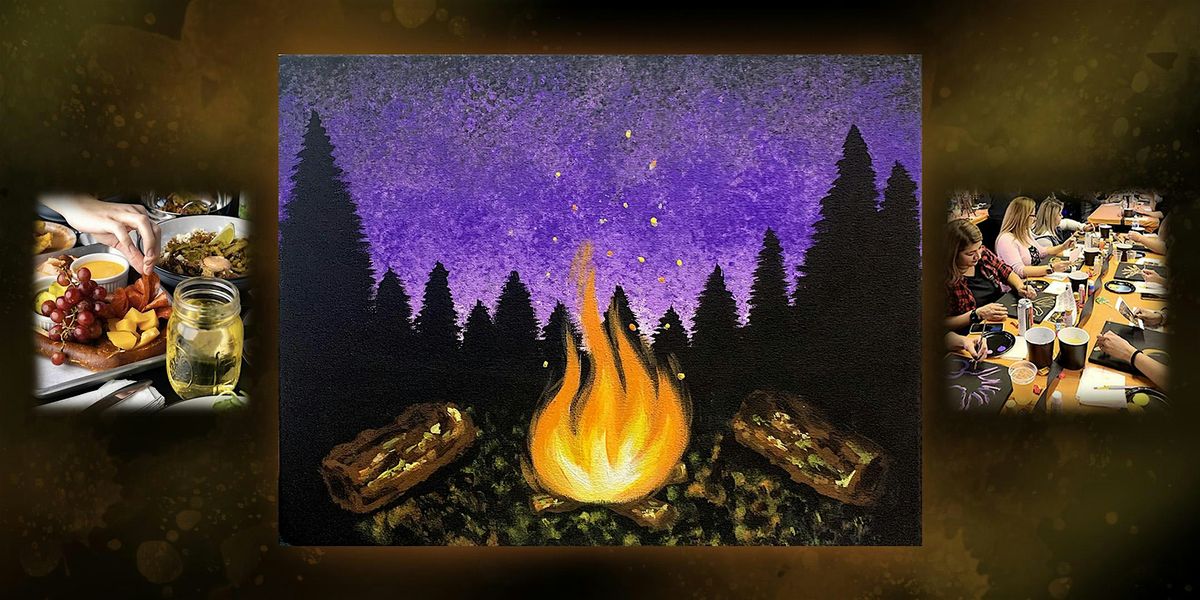 Paint & Drink at Aftermath Cidery: Cozy Campfire