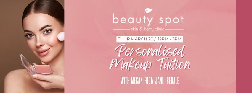 Personalised Make Up Tuiton with Megan - Jane Iredale Cosmetics