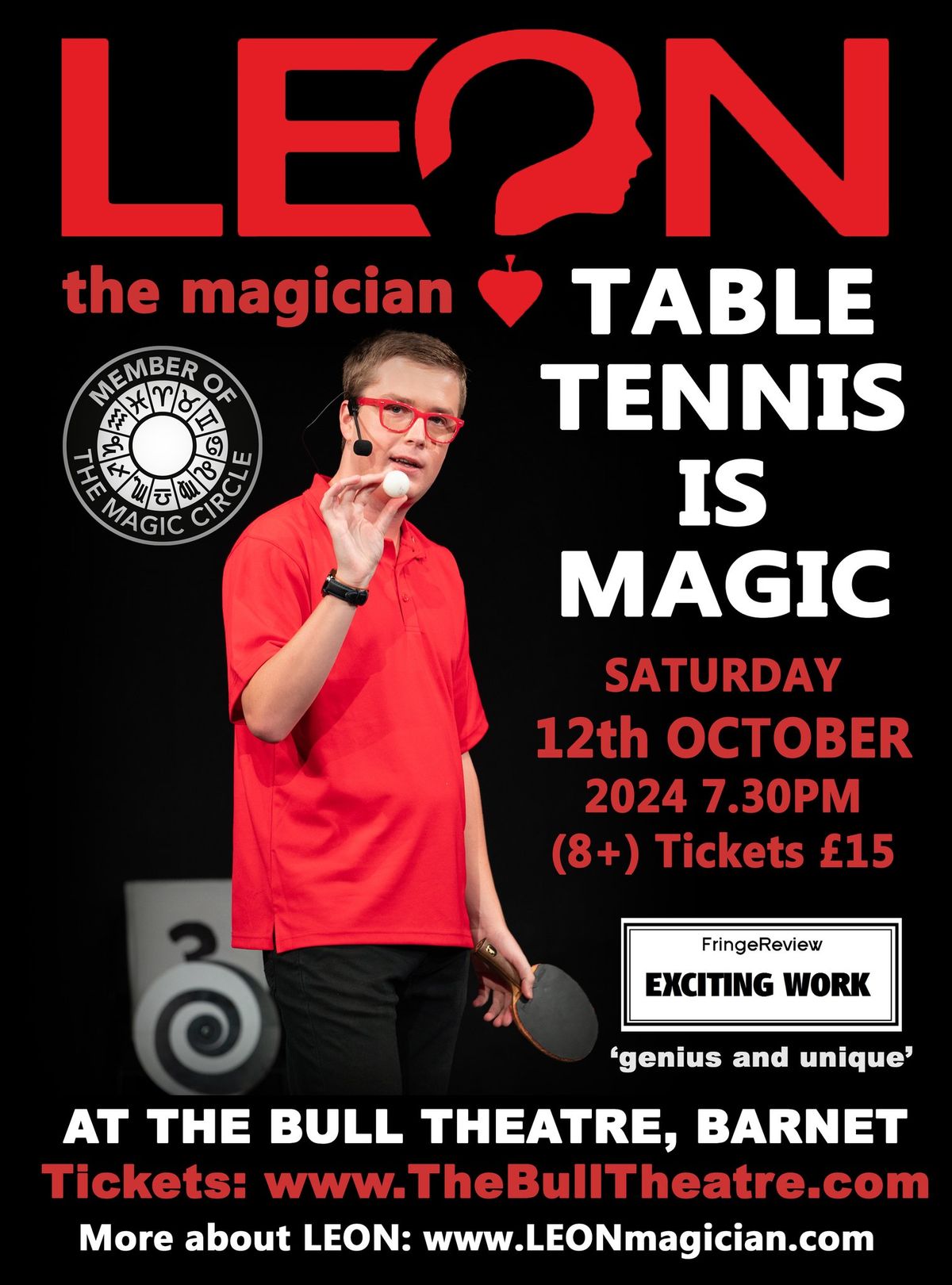 LEON the magician: Table Tennis is Magic! LONDON