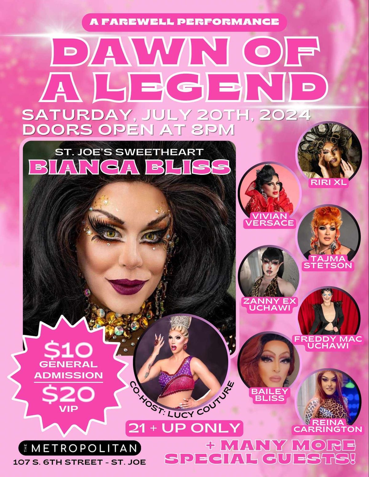 Dawn of a Legend Drag Show - Bianca Bliss Retirement Show \u2728