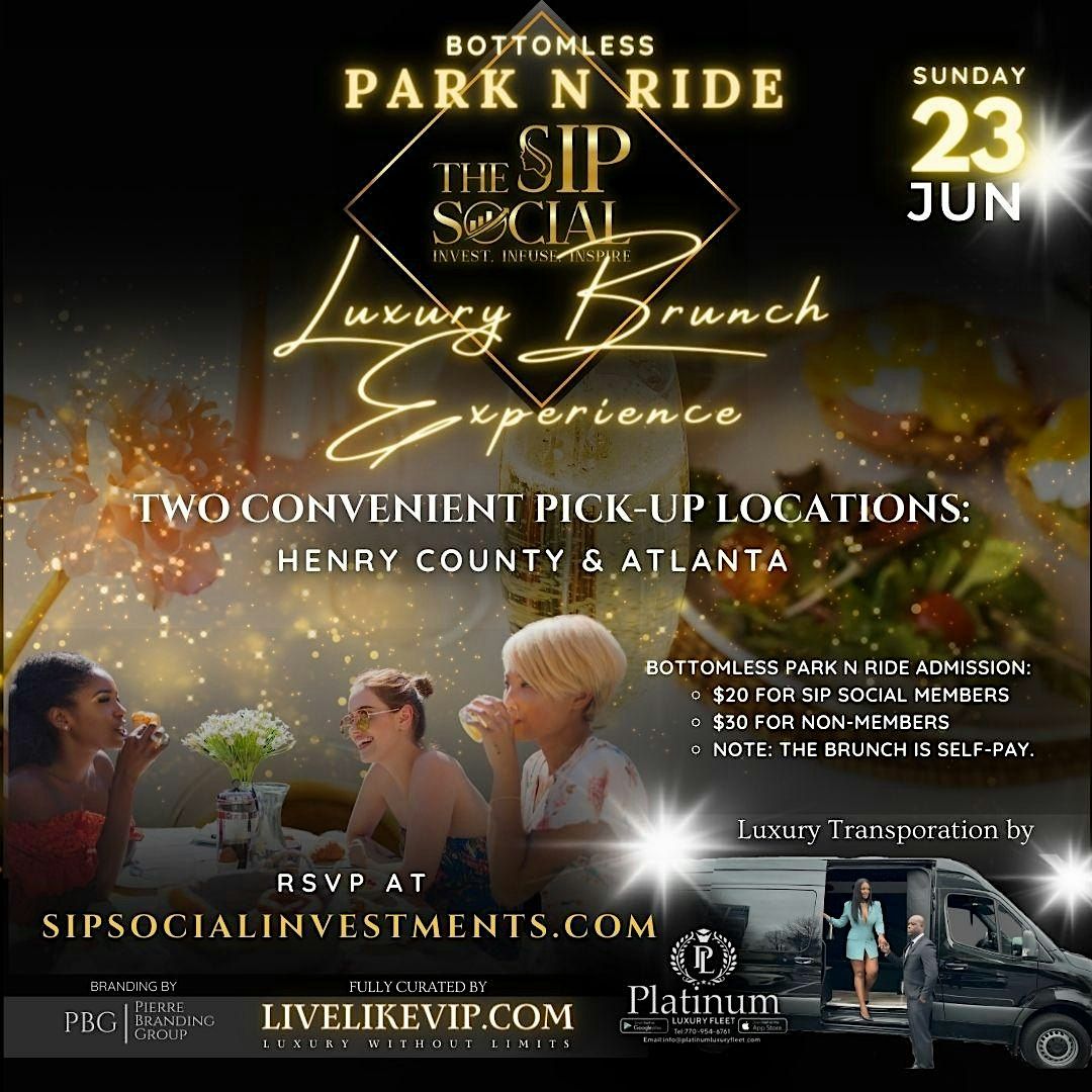 Sip Social Park N Ride Luxury Brunch Experience