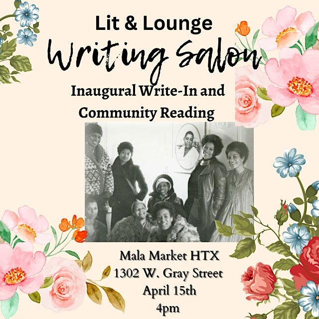 Lit & Lounge: Inaugural Write-In and Community Reading