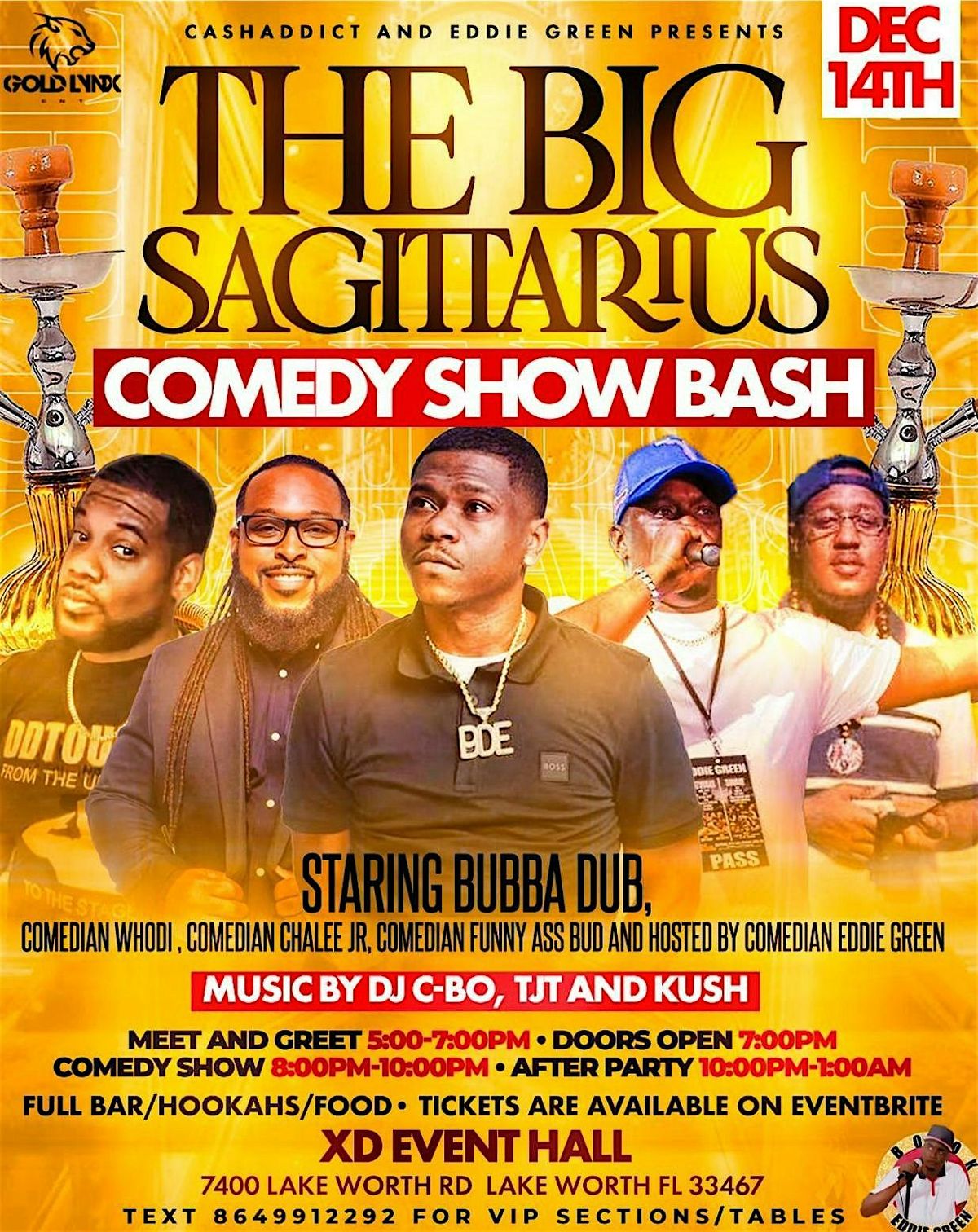 The Big Sagittarius Comedy Show Bash starring Bubba Dub