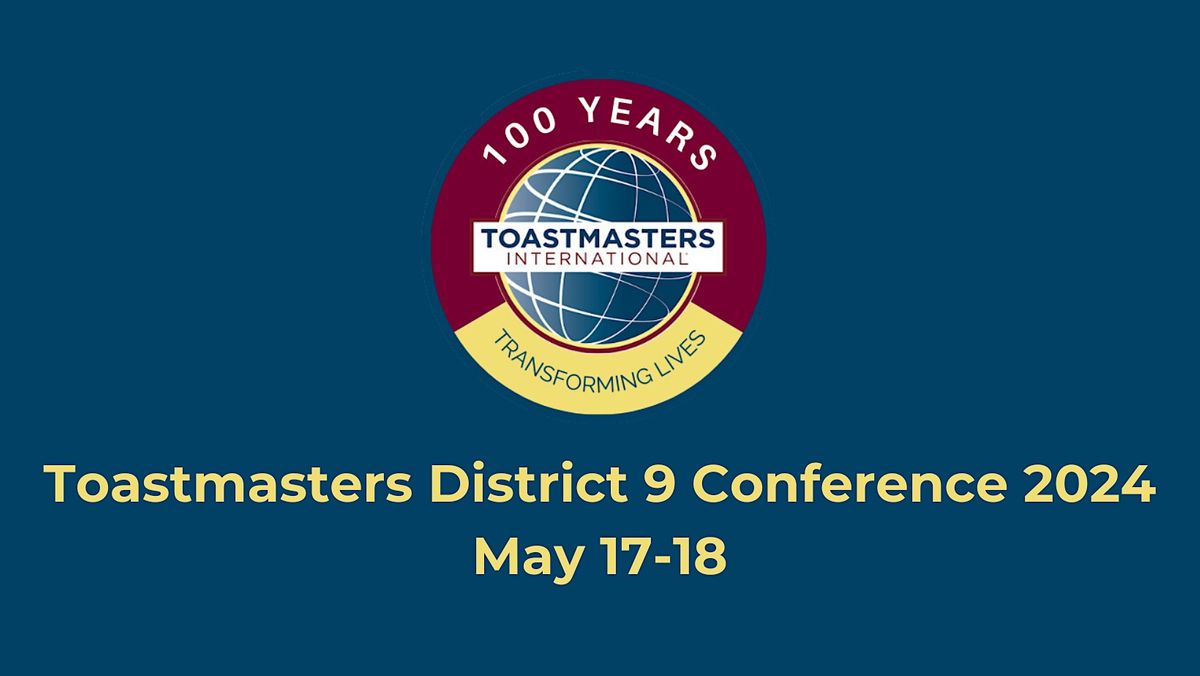 Toastmasters  District 9 2024 Conference
