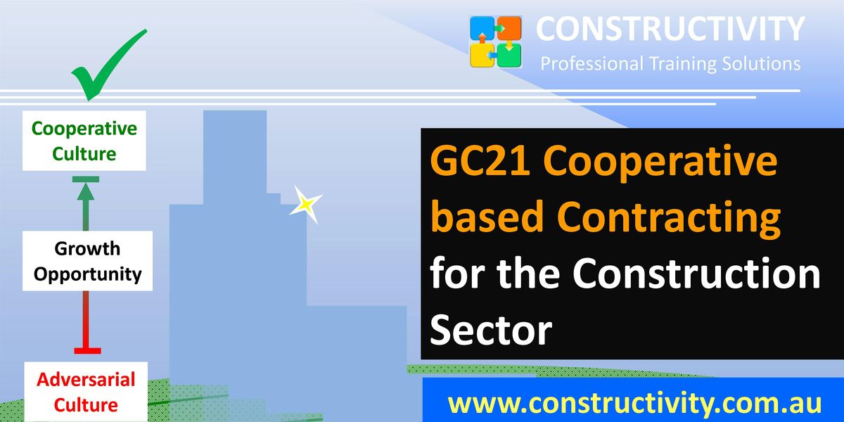 GC21 + MW21 Cooperative Contracting 2x Half Days - Thu 5, Fri 6 Dec 2024