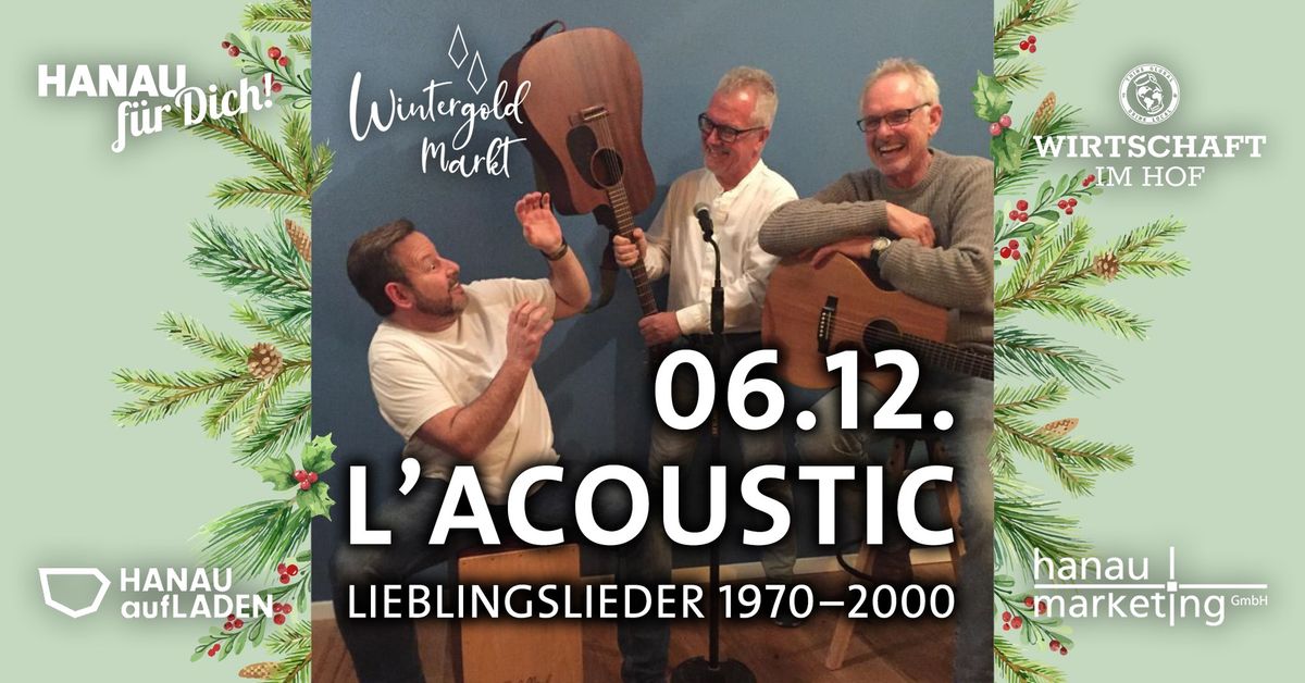 L\u2019ACOUSTIC live auf der Wintergold-B\u00fchne