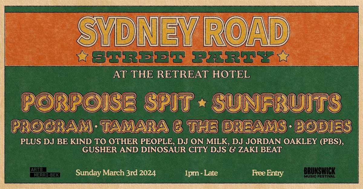 Sydney Road Street Party at The Retreat
