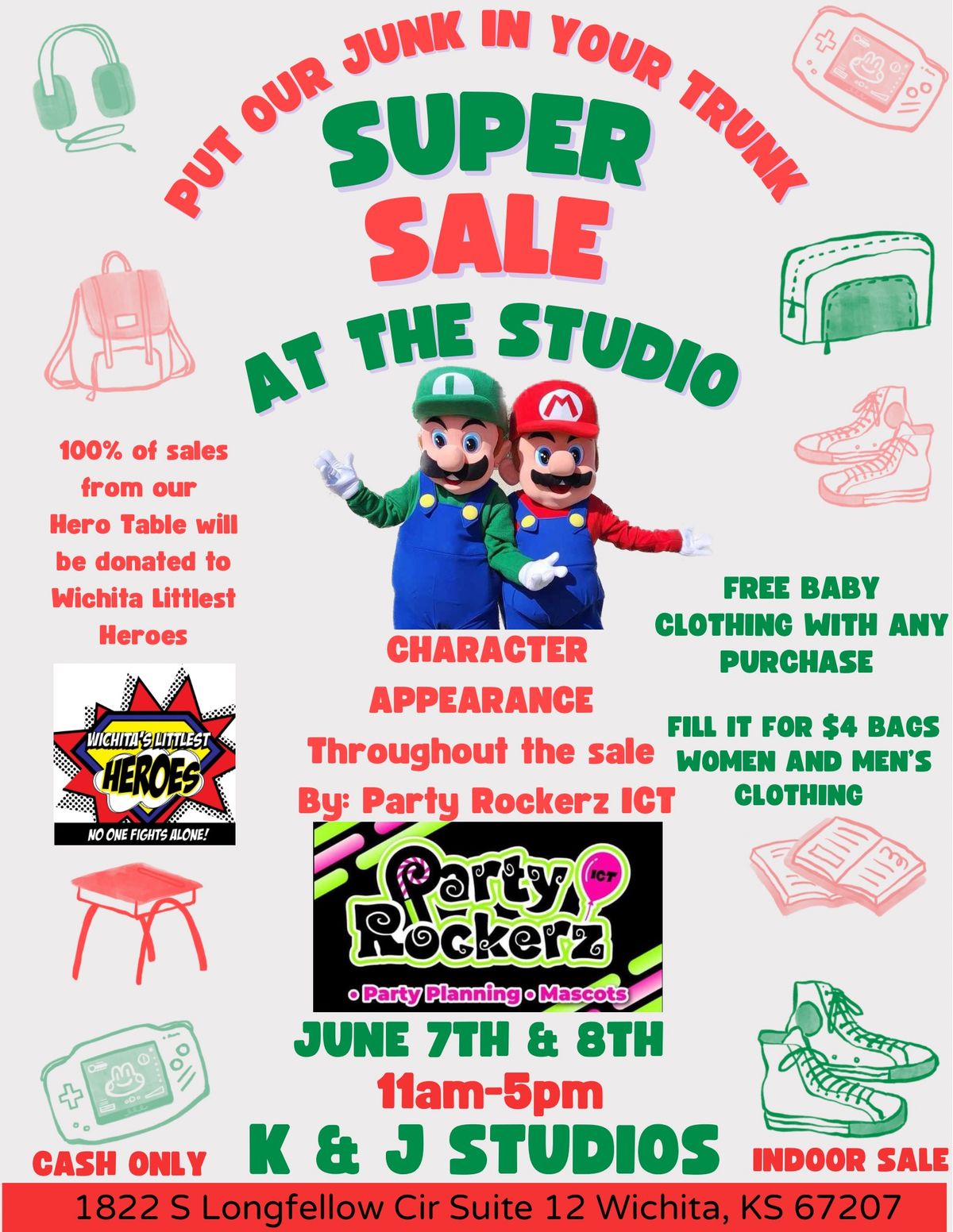 SUPER Sale at The Studio By: Party Rockerz ICT & K&J Studios 