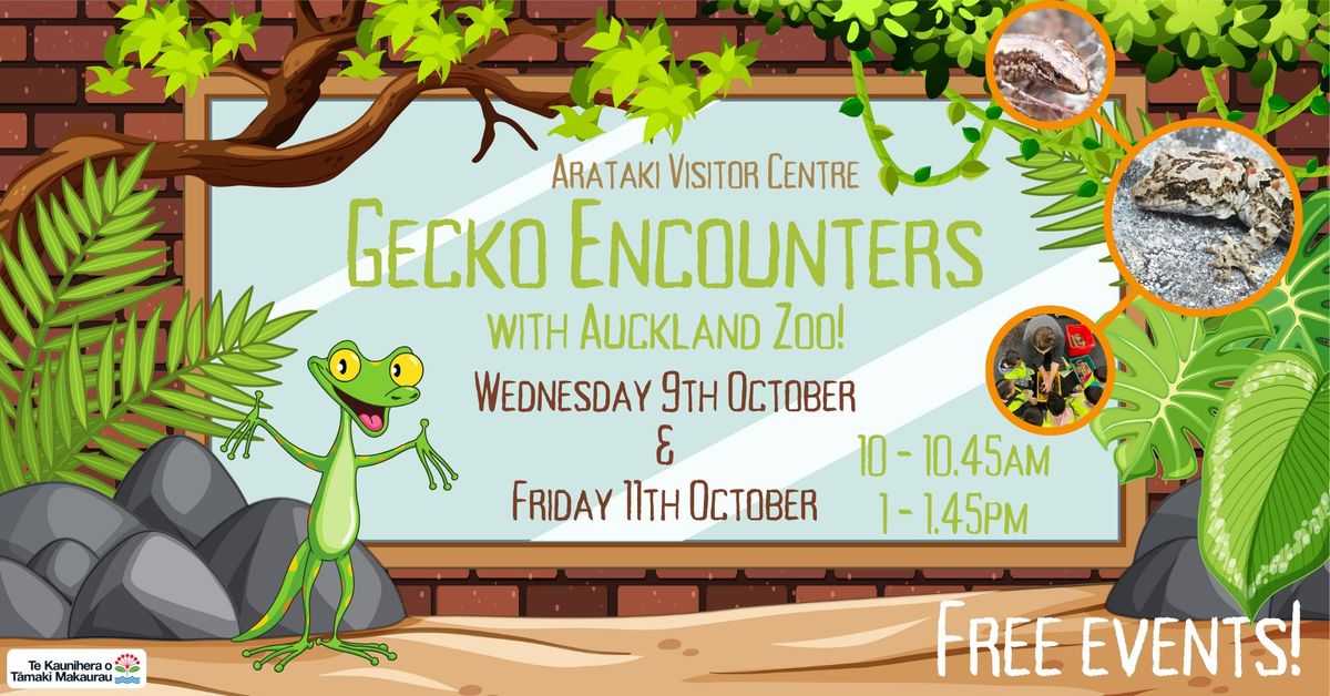 Gecko Encounters with Auckland Zoo!