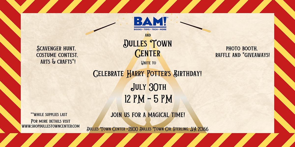 Harry Potter Day at Dulles Town Center