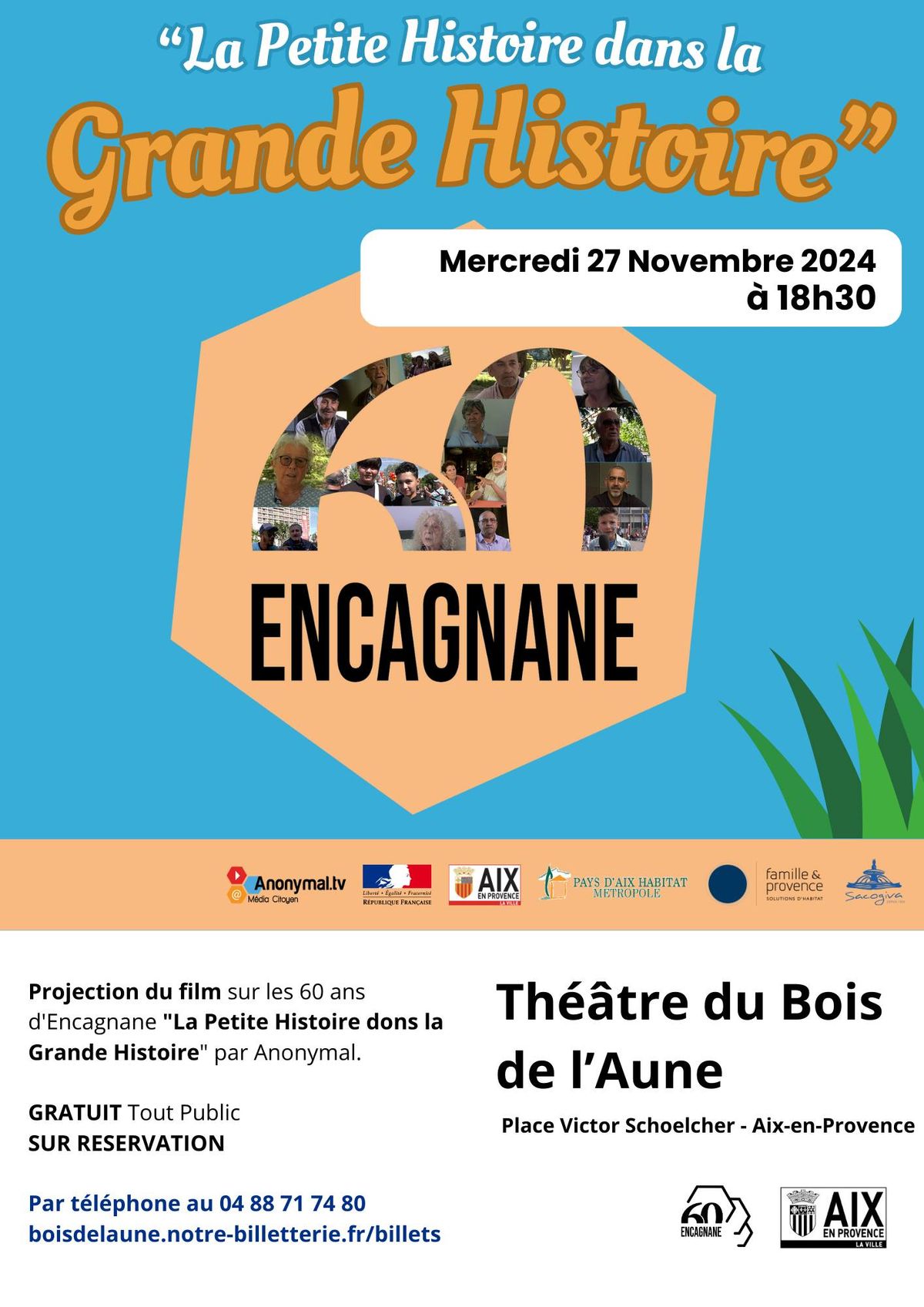 Projection 60 ans d'Encagnane