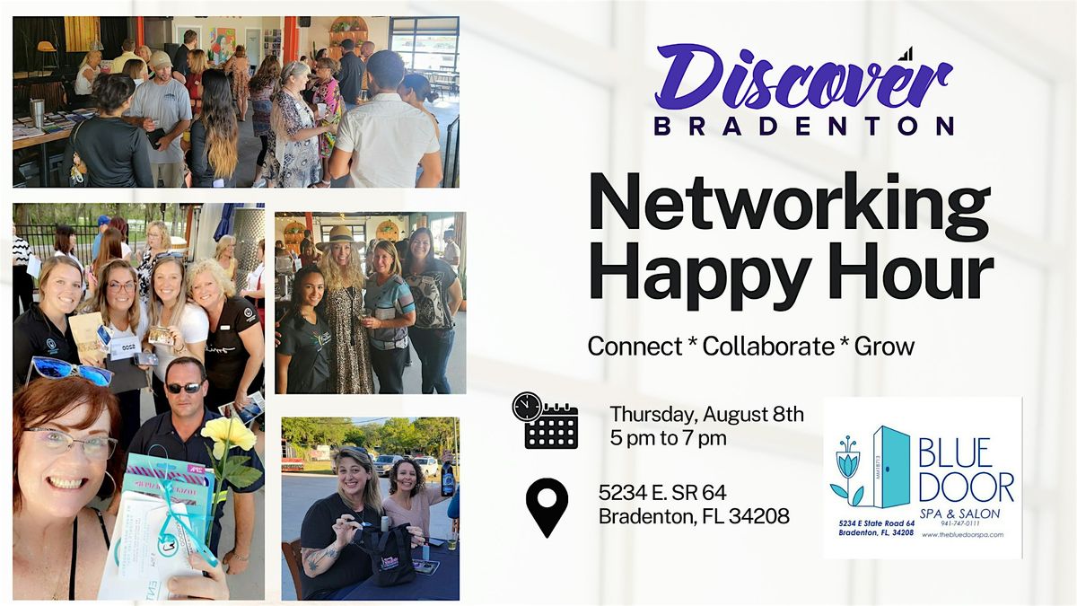 Discover Bradenton August Networking Event - The Blue Door Spa & Salon