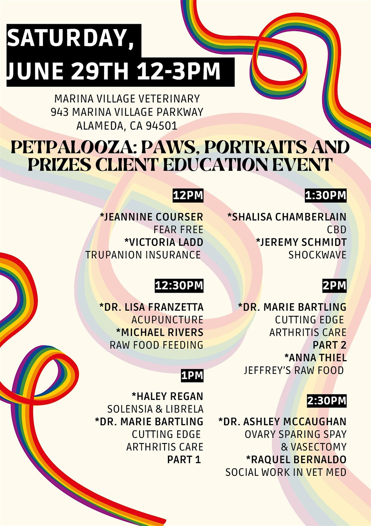 PetPalooza: Paws, Portraits & Prizes Client Education Event